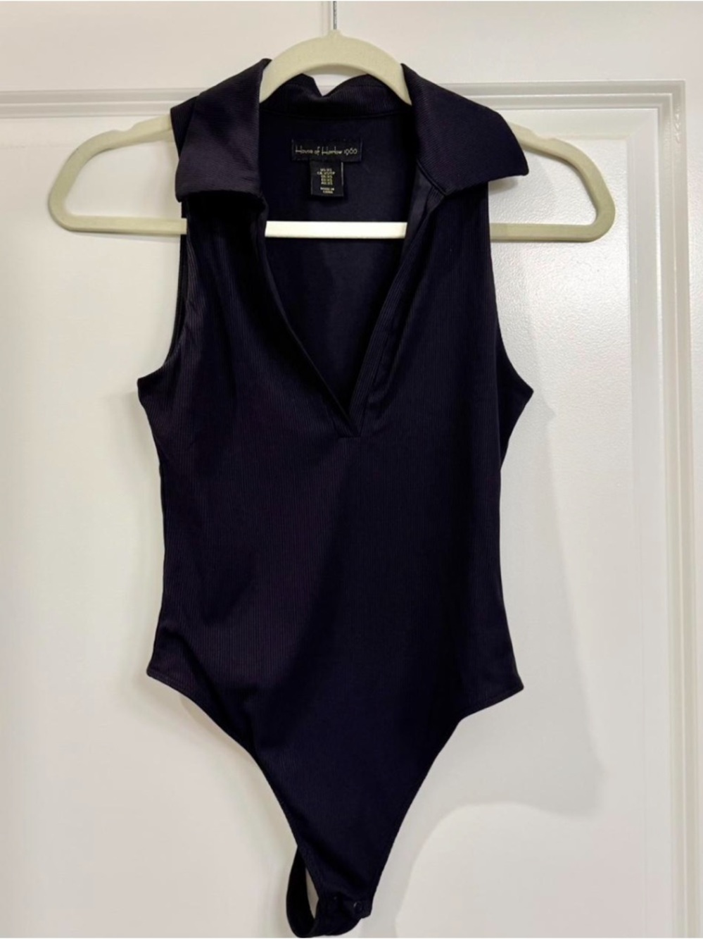 House of Harlow 1960 Black Bodysuit